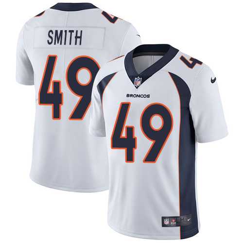 Nike Denver Broncos #49 Dennis Smith White NFL Vapor Untouchable Limited Jersey,We sell and wholesale Nike Denver Broncos #49 Dennis Smith White NFL Vapor Untouchable Limited Jersey on line form chian!